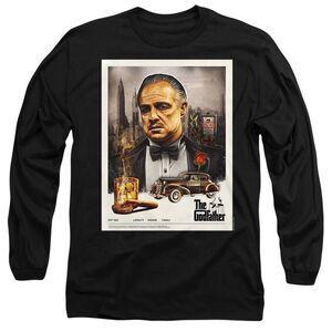 The Godfather Unisex Adult Vintage Poster T-Shirt / Black